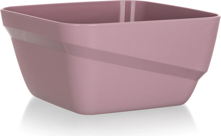 Plastskål Culinaria 0,6 l, lyserød, 11,5 × 11,5 cm