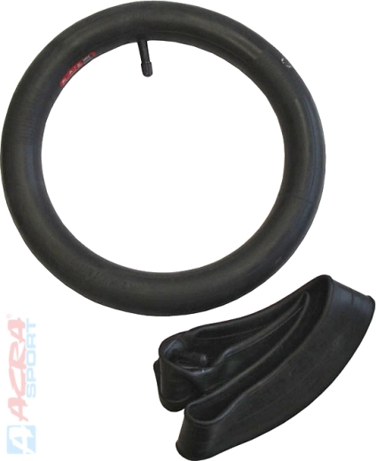 Acra reserveinderslange 16" x 1,75 med motorcykelventil - 1 stk.