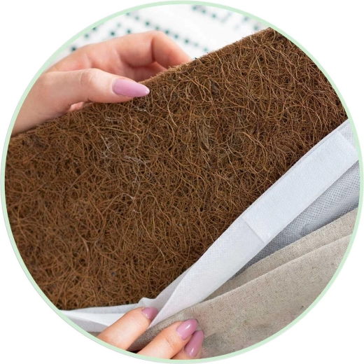 Naturlig fyld af kokosfiber