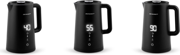 Præcis temperaturindstilling med LED-display