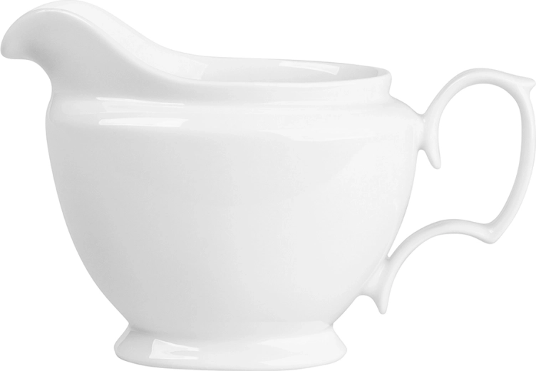 MariaPaula Klasyka klassisk hvid porcelænssovseskål 400 ml