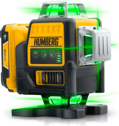 Grøn stråle og 16 linjer for maksimal synlighed