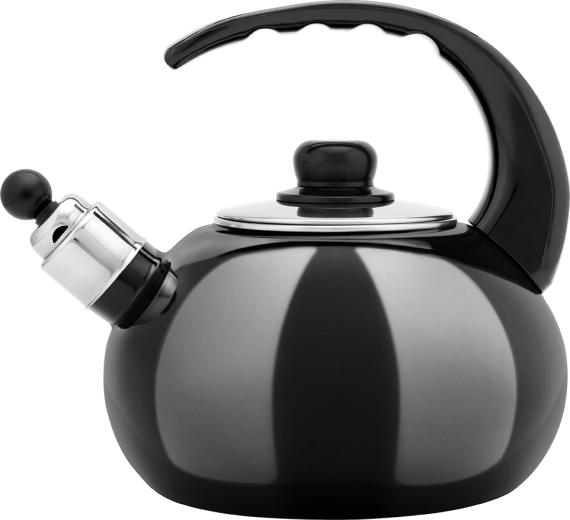 Emaljeret kedel 2,5 l sort