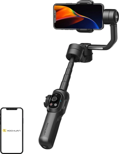 AOCHUAN Smart S2 stabilisator til mobil (sort)