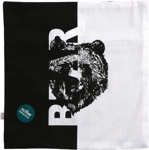 Dekorativt pudebetræk 40 × 40 cm vilde dyr Bear