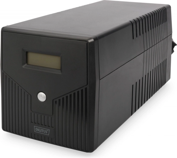 UPS Line-Interactive LCD, 1000VA/600W, 2x12V/7Ah, AVR, 4x SCHUKO, USB, RS232, RJ45