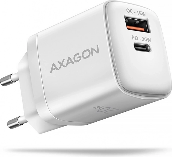 ACU-PQ20W 20W QC3.0/AFC/FCP + PD Type-C netoplader Hvid