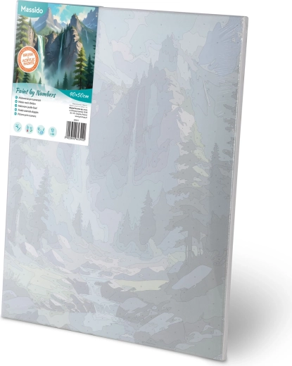 Lærred klar til maling på træramme