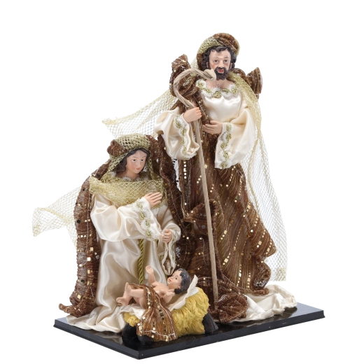 Elegante gyldne accenter og tekstileffekt i kapperne