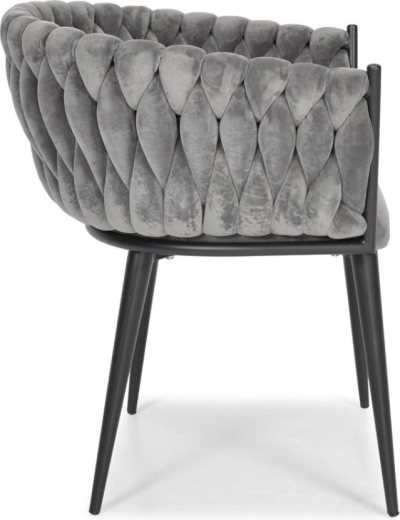 Flettet ryglæn for stil og støtte