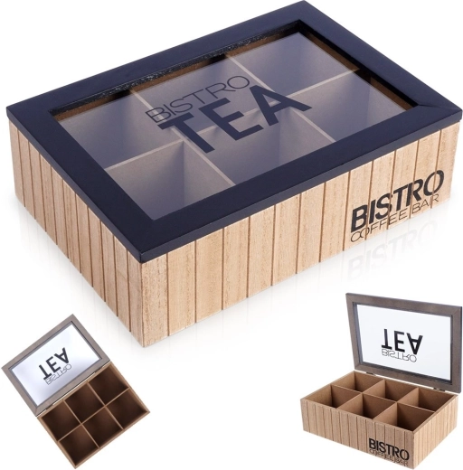 Glaslåg med sort ramme