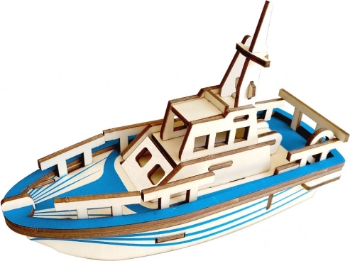 Træ 3D puslespil Skib