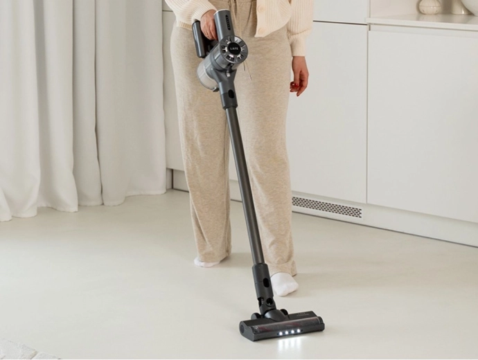 2-i-1 elektro-børste med LED-belysning