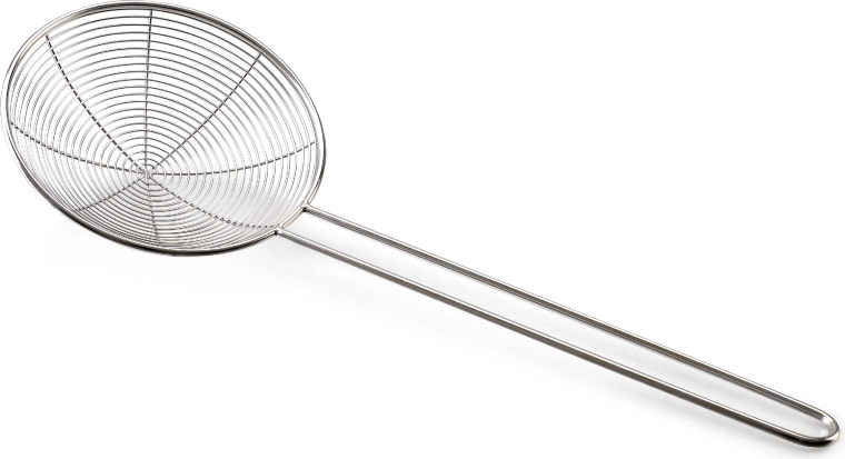 Rustfri si med håndtag 16 cm