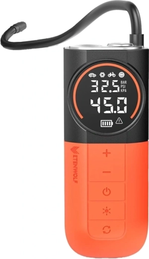 Trådløs autokompressor Etenwolf S1 med 5200 mAh batteri