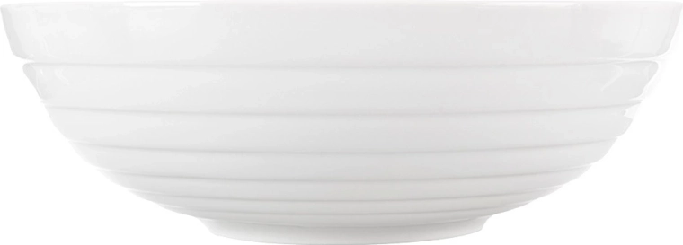 Elegant hvidt porcelæn med fin relief