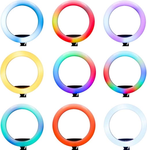 RGB-farver, hvid 2700–7000 K og dynamiske tilstande