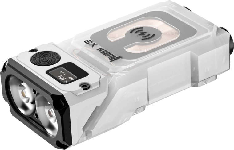 Kraftigt hvidt og rødt lys til enhver situation