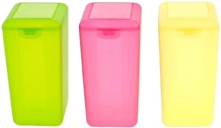 Plastboks med clip-lukning 1,6 l, rektangulær, høj