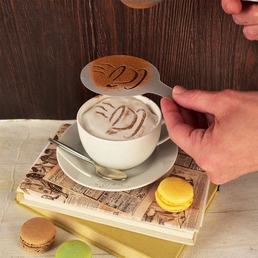 Effektfuld latte art på få sekunder