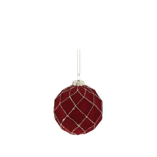 Glitrende relief og gyldent gittermønster