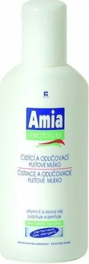 Amia Active rensende og makeupfjernende ansigtsmælk 200 ml