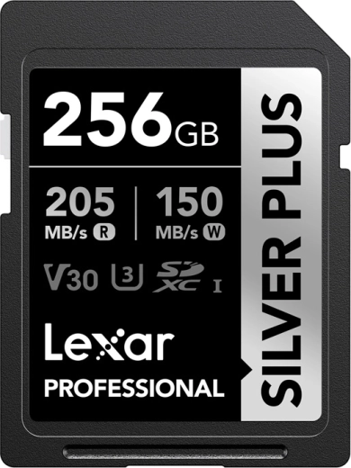 Lexar Professional Silver Plus SDXC-hukommelseskort 256 GB