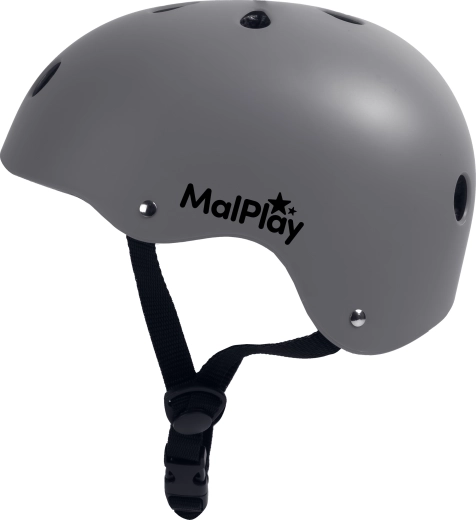 børne-cykelhjelm SafeKiddo grå (S, 48–54 cm)