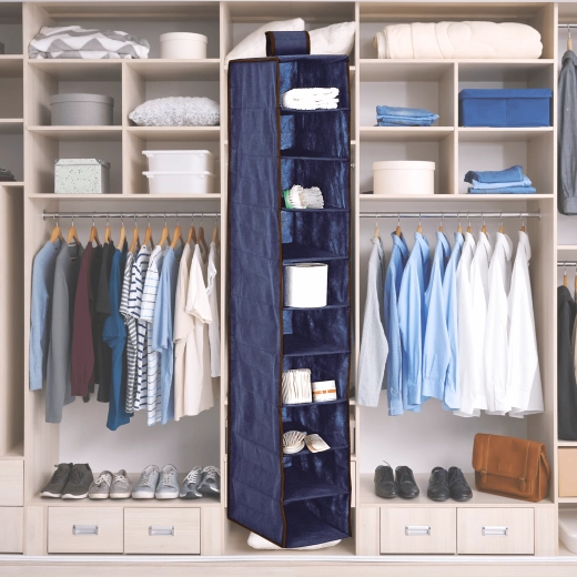 Hurtig montering på garderobestang