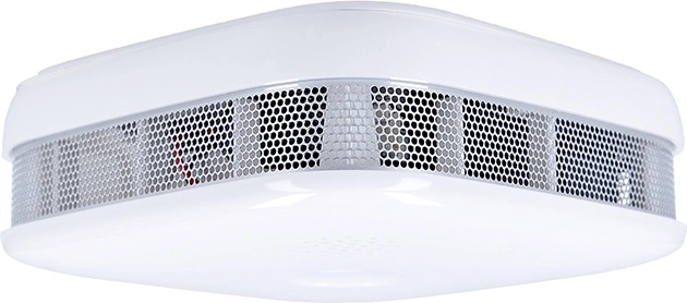 Kraftig alarm: sirene 85 dB + lysindikering
