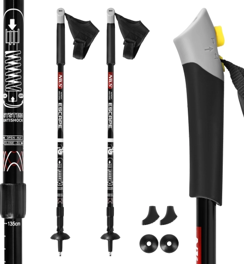 Teleskopiske stave til nordic walking Nils Extreme