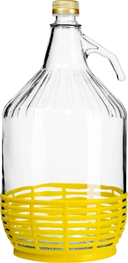 Glasballon med låg 5 l