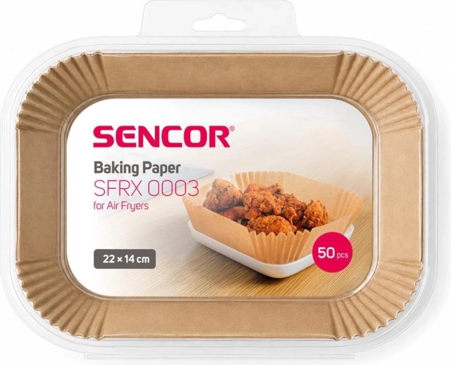Sencor bagepapir til airfryer 50 stk.