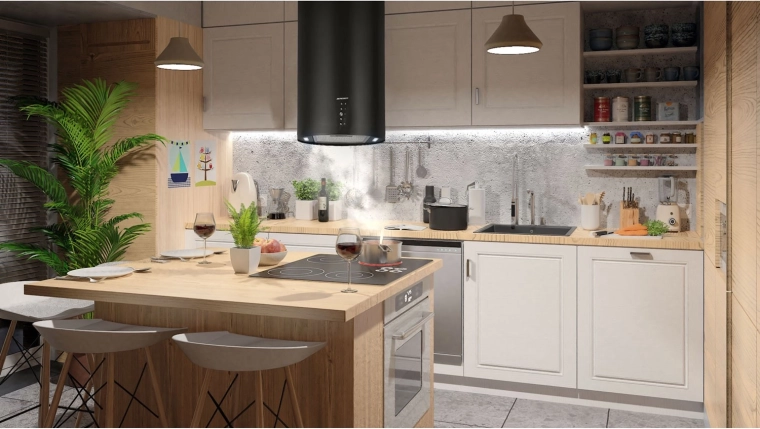 Energieffektiv LED-belysning med kold farvetone