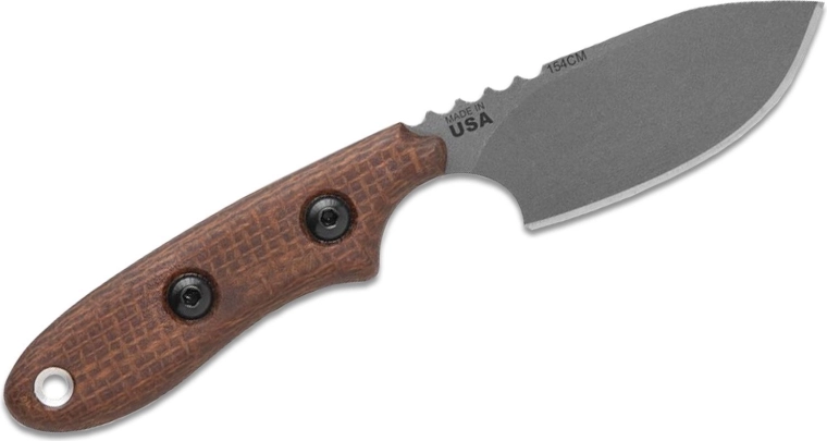 Solid fulltang-konstruktion og 154CM-stål