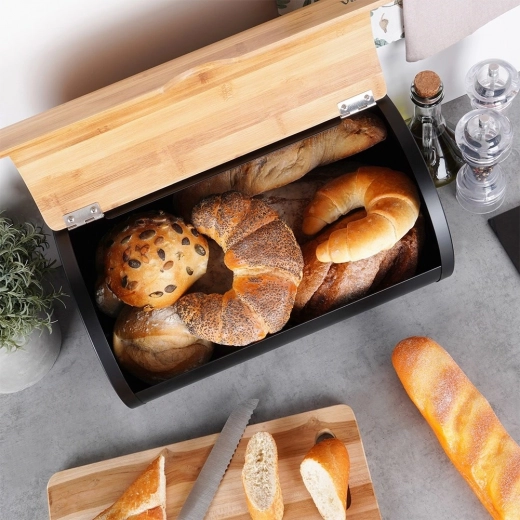 Rummeligt indre til forskellige typer bagværk