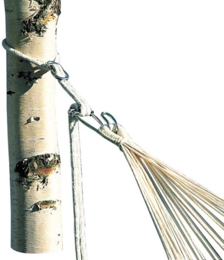 Sikker ophængning mellem træer