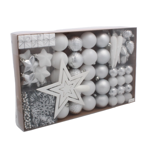 Ensartet udtryk til juletræet med et komplet sæt