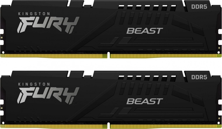 DDR5-hukommelse Fury Beast Black 64 GB (2×32 GB) 5600 MHz CL36