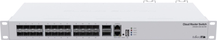 Mikrotik Switchn CRS326-24S+2Q+RM til højhastighedsnetværk