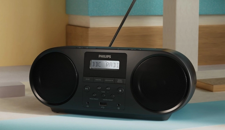 Klar DAB+/FM-radio med forvalg