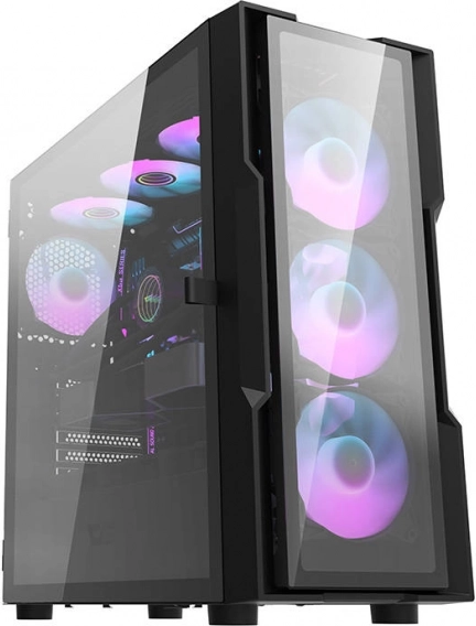 Computerkabinet med RGB-belysning Darkflash