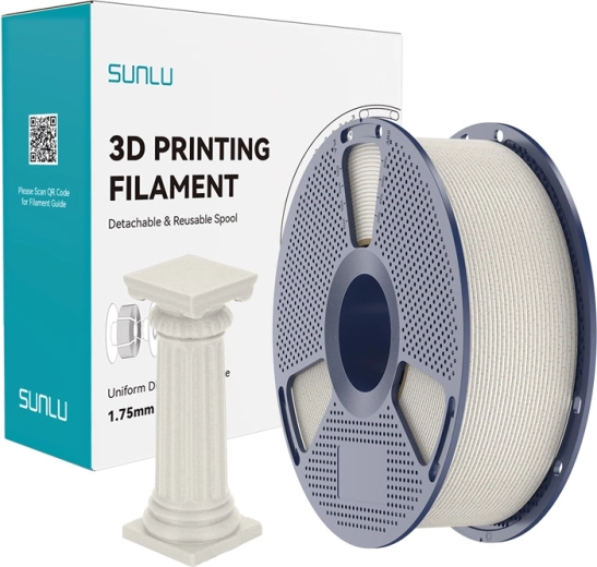 Sunlu PLA High-Speed Marble filament kastanjefarvet