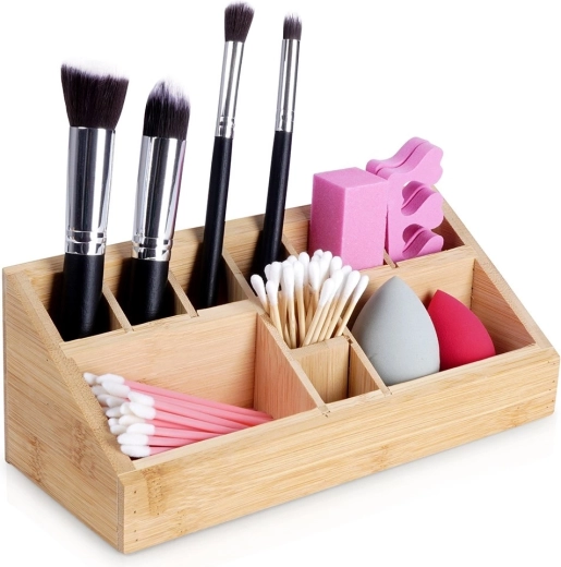 Bambus-organizer til kosmetik Eleganza