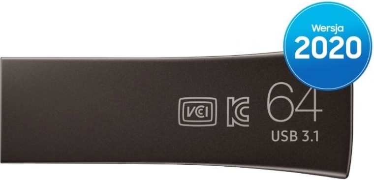 Flashdrev Samsung Bar Plus USB 3.1 64 GB titaniumgrå