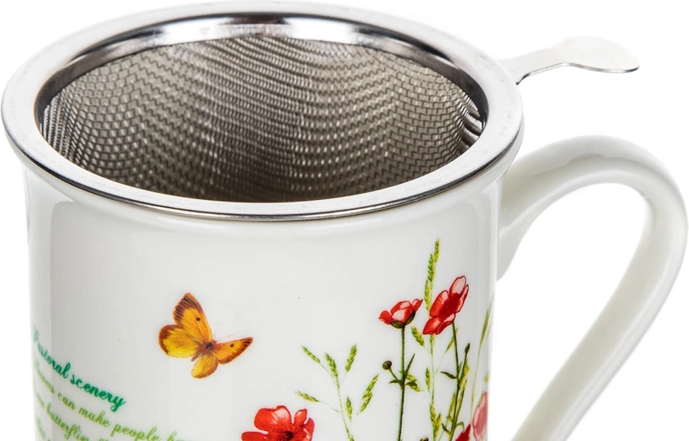 Fintmasket si i rustfrit stål for en klar infusion