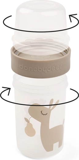 Done by Deer stor madkasse to go 2-way Lalee sandfarvet