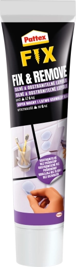 Pattex Fix & Remove transparent lim 44 g