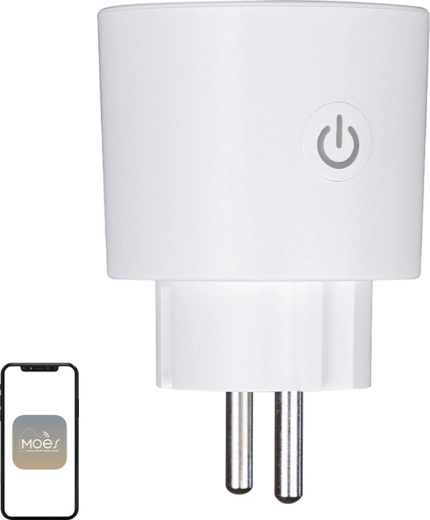 Moes smart stikkontakt Matter Wi‑Fi 16 A - 1 stk.
