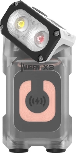 180° drejeligt hoved og magnet til hands-free brug